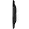 Ekena Millwork Granada Ceiling Medallion (Fits Canopies up to 4 1/4"), Hand-Painted Jet Black, 15 3/4"OD x 5/8"P CM16GABLF - alternate 3